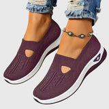 Breathable Slip-On Knit Trainers