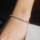 Women's 18K Gold Plated Tennis Bracelet