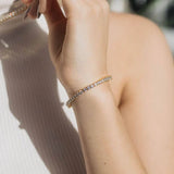 Women's 18K Gold Plated Tennis Bracelet