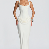 Ruched Bodycon Maxi Dress