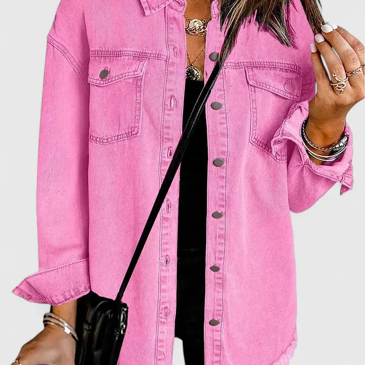 Oversized Button Front Shacket