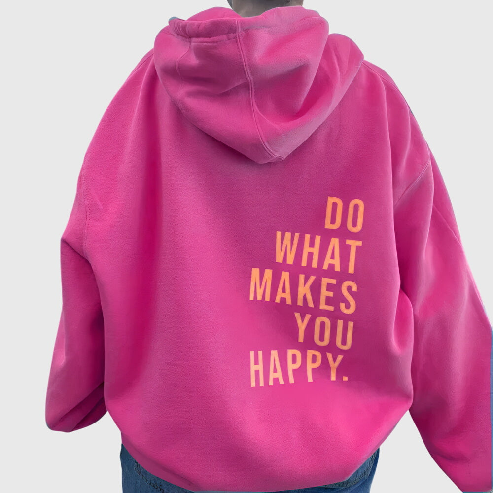 Graphic Print Oversized Hoodie
