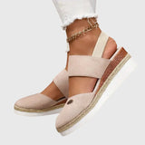 Closed Toe Slingback Espadrille Sandals