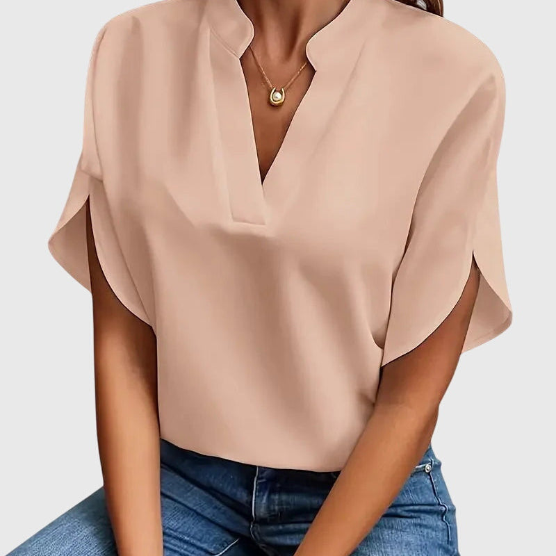 Beatrix | Soft V Neck Blouse