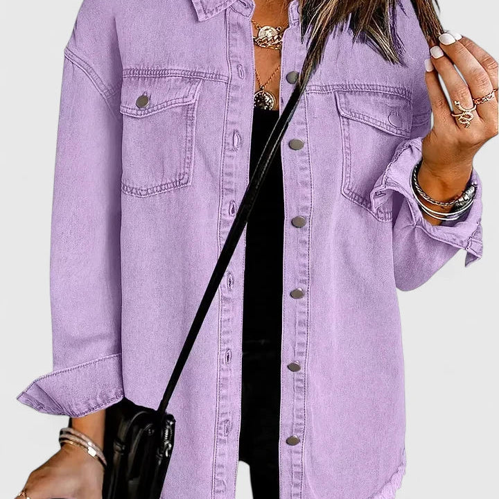 Oversized Button Front Shacket