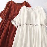 Gathered Waist Maxi Dress