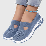 Breathable Slip-On Knit Trainers