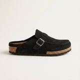 Women's Suede-Look Slip-On Platform Clogs
