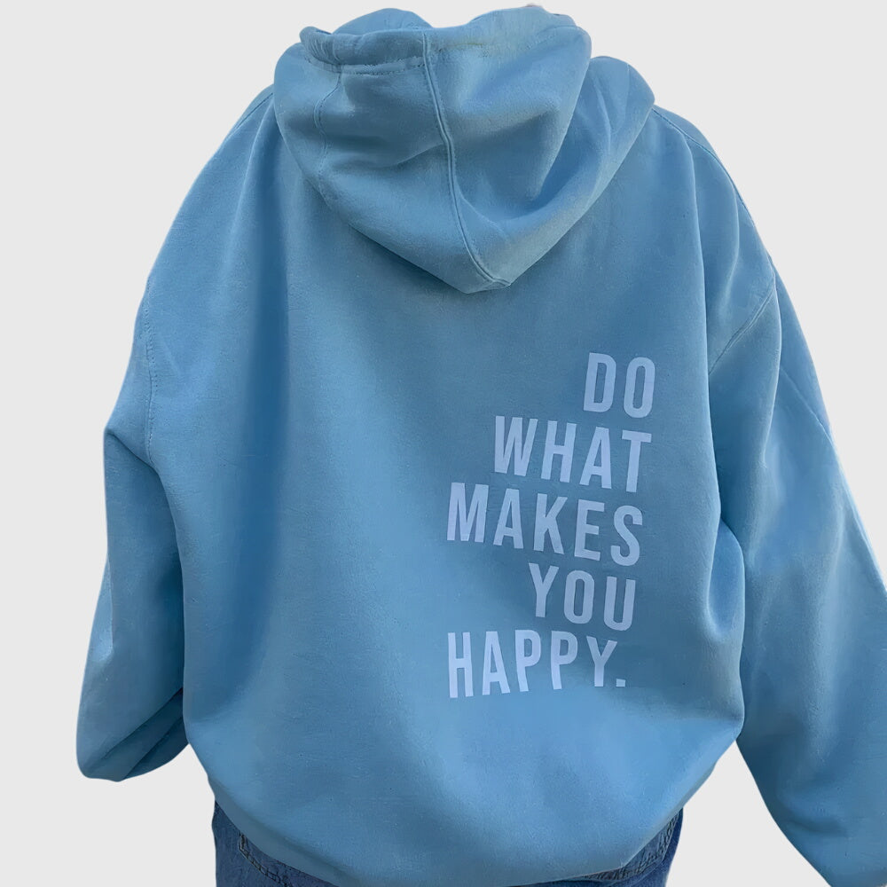 Graphic Print Oversized Hoodie