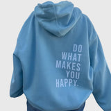 Graphic Print Oversized Hoodie