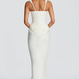 Ruched Bodycon Maxi Dress