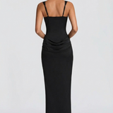 Ruched Bodycon Maxi Dress