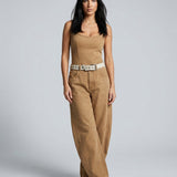 Women's High Waist Barrel Leg Denim Jeans