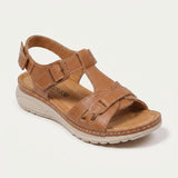 Women's Cushioned Footbed Adjustable Strap Walking Sandals