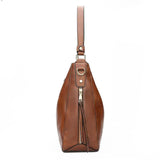 Women's Hobo Shoulder Bag with Matching Pouch