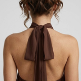 Halter Neck Layered Mini Dress