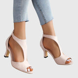 Open Toe Block Heel Sandals