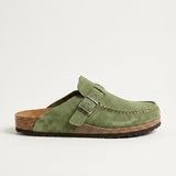 Women's Suede-Look Slip-On Cushioned Footbed Clogs