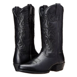 Embroidered Western Knee High Boots