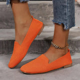 Knitted Slip-On Loafers
