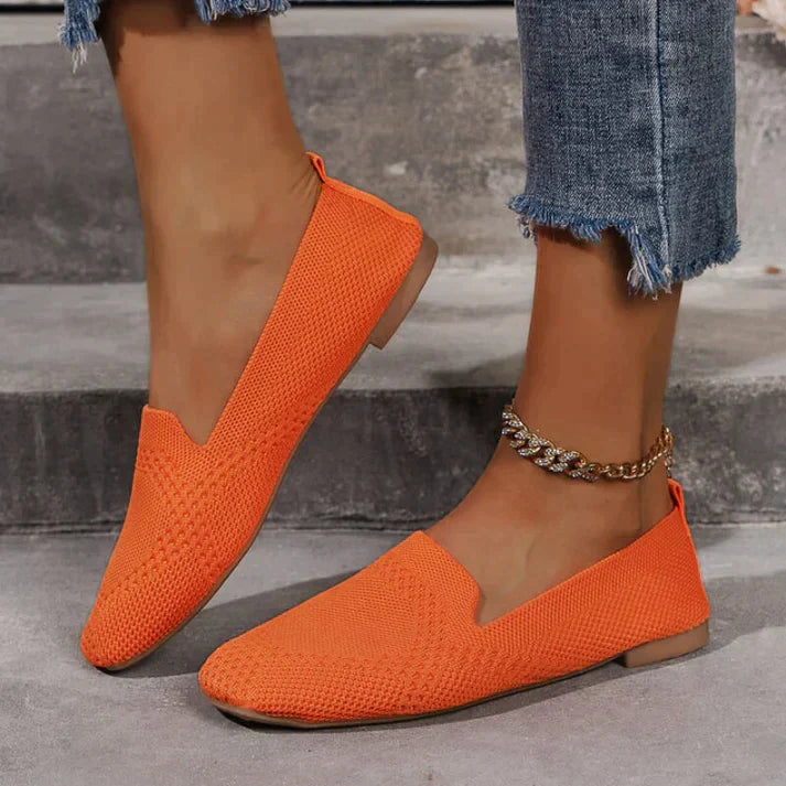 Knitted Slip-On Loafers