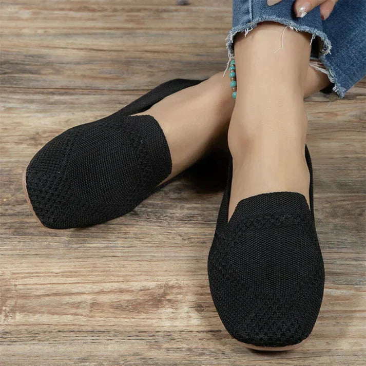 Knitted Slip-On Loafers