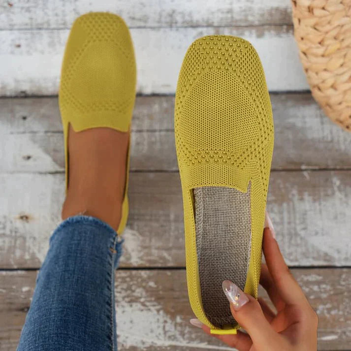 Knitted Slip-On Loafers