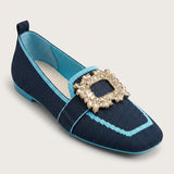Women's Buckle Loafers with Cushioned Footbed