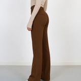 High-Waist Wide-Leg Pantalon
