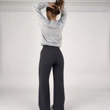High-Waist Wide-Leg Pantalon