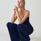 Sweetheart Neck Wide Leg Jumpsuit