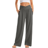 High Waist Wide Leg Lounge Trousers