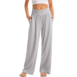 High Waist Wide Leg Lounge Trousers