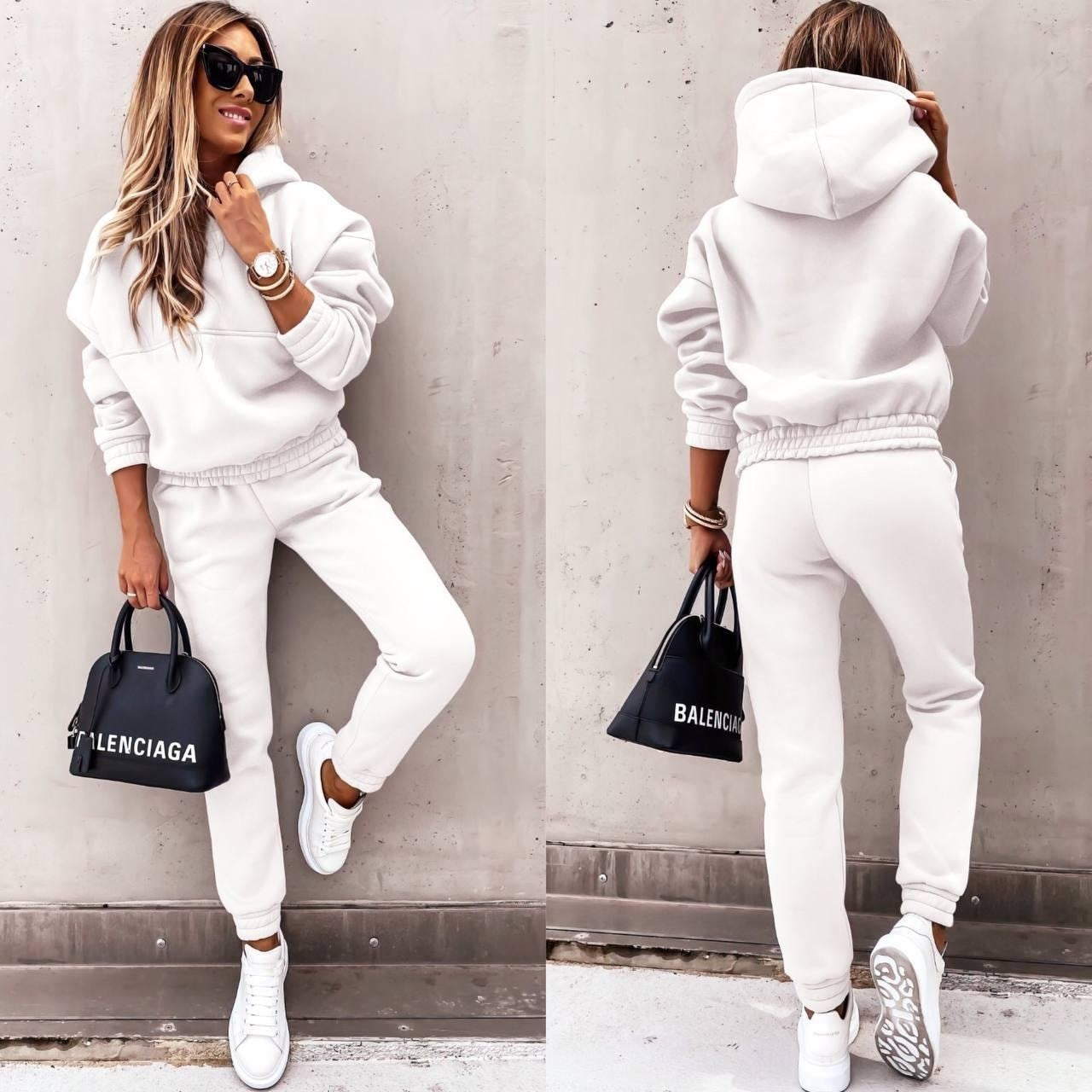 Women's Hoodie and Jogger Set Thick Soft Fabric
