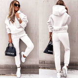Women's Hoodie and Jogger Set Thick Soft Fabric