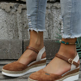 Mary Jane Platform Slingback Shoes