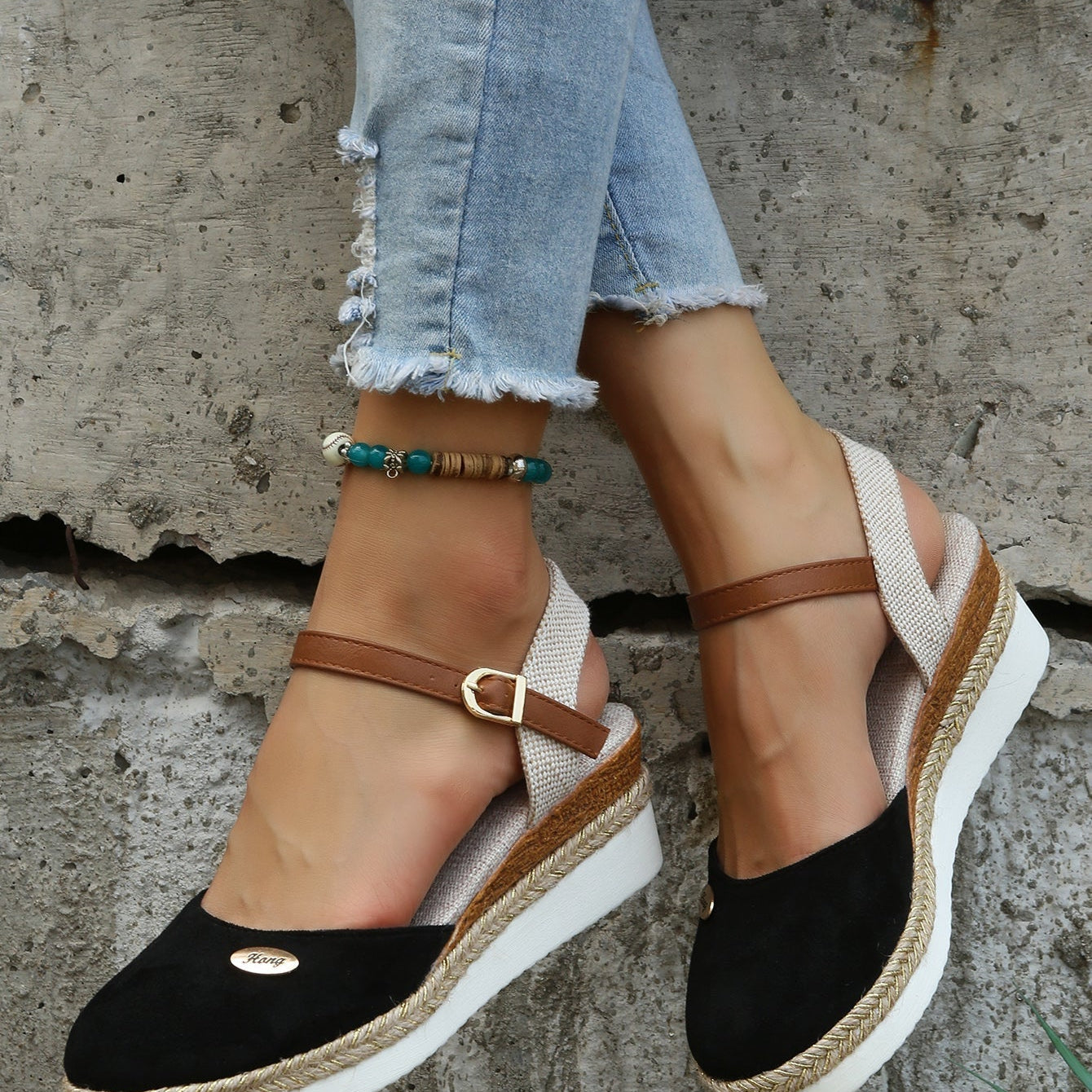 Mary Jane Platform Slingback Shoes