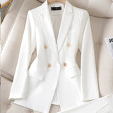 Women's Tailored Blazer and Wide-Leg Trouser Set