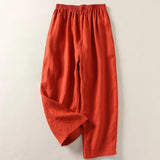 Elastic Waist Harem Trousers