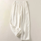 Elastic Waist Harem Trousers