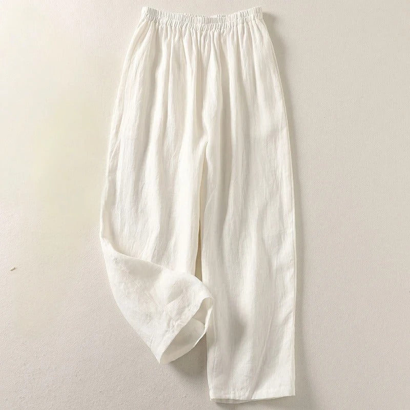 Elastic Waist Harem Trousers