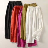 Elastic Waist Harem Trousers
