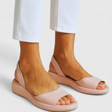 Open Toe Slingback Flat Sandals