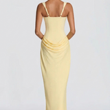 Ruched Bodycon Maxi Dress