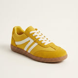Women's Retro Panelled Chunky Lace-Up Sneakers