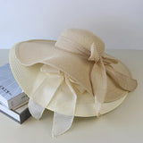 Wide Brim Straw Sun Hat
