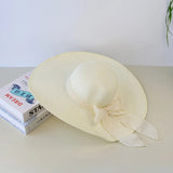 Wide Brim Straw Sun Hat