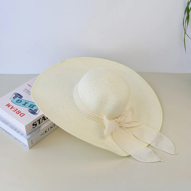 Wide Brim Straw Sun Hat