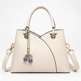 Women's Handbag with Cherry Charm and Shoulder Strap