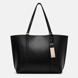Women's Spacious PU Leather Shoulder Tote Bag